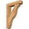 Ekena Millwork Funston Craftsman Rough Sawn Bracket w/ Offset Brace, Western Red Cedar, 8"W x 36"D x 48"H BKT0806X36X48FST04RWR - alternate 1